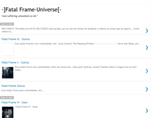 Tablet Screenshot of fatalframeuniverse.blogspot.com