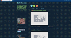 Desktop Screenshot of blueeyedbabyaudrey.blogspot.com