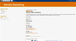 Desktop Screenshot of devota-marketing.blogspot.com