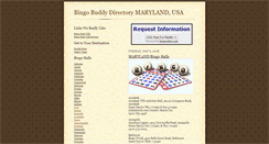 Desktop Screenshot of bingodirectorymaryland.blogspot.com