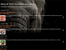 Tablet Screenshot of maryandtedexcellentadventure.blogspot.com