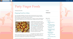 Desktop Screenshot of partyfingerfoods.blogspot.com
