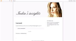 Desktop Screenshot of indiasinsights.blogspot.com