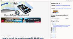 Desktop Screenshot of iphonesdkdev.blogspot.com