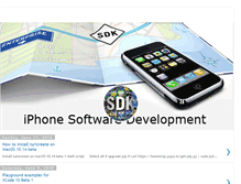 Tablet Screenshot of iphonesdkdev.blogspot.com