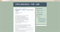 Desktop Screenshot of fisicabiologicafor.blogspot.com