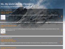 Tablet Screenshot of chemistryismyworld.blogspot.com