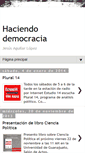 Mobile Screenshot of haciendodemocracia.blogspot.com