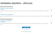 Tablet Screenshot of enfermeriageriatrica-articulos.blogspot.com