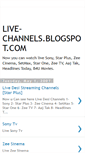 Mobile Screenshot of live-channels.blogspot.com