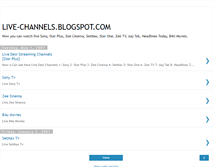 Tablet Screenshot of live-channels.blogspot.com