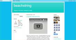 Desktop Screenshot of beachstring.blogspot.com