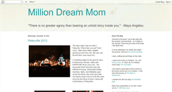 Desktop Screenshot of milliondreammom.blogspot.com