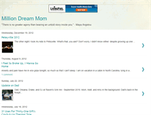 Tablet Screenshot of milliondreammom.blogspot.com