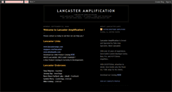 Desktop Screenshot of lancasteramps.blogspot.com