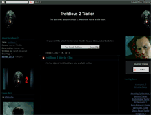 Tablet Screenshot of insidious-2-movie-trailer.blogspot.com