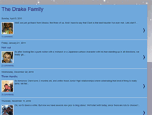 Tablet Screenshot of mydrakefamily.blogspot.com