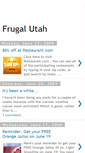 Mobile Screenshot of frugalutah.blogspot.com