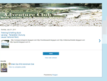 Tablet Screenshot of greenday6742adventureclub.blogspot.com