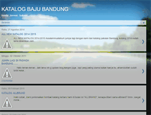 Tablet Screenshot of katalogbaju-bandung.blogspot.com