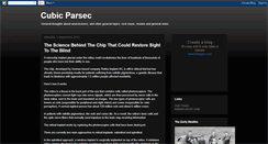 Desktop Screenshot of cubic-parsec.blogspot.com