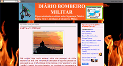 Desktop Screenshot of diariobombeiromilitar.blogspot.com