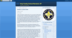 Desktop Screenshot of holyfamilyschoolnorwich.blogspot.com