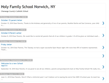 Tablet Screenshot of holyfamilyschoolnorwich.blogspot.com