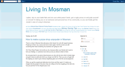 Desktop Screenshot of livinginmosman.blogspot.com