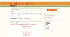 Desktop Screenshot of aofgecmisyilsorular.blogspot.com