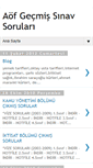 Mobile Screenshot of aofgecmisyilsorular.blogspot.com