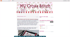Desktop Screenshot of crossstitchingmalaysia.blogspot.com