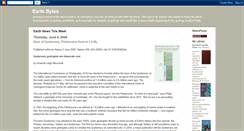 Desktop Screenshot of earthbytes.blogspot.com