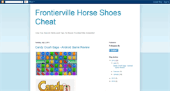 Desktop Screenshot of frontiervillehorseshoescheat.blogspot.com