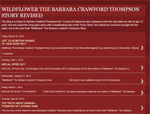 Tablet Screenshot of barbarathompsonthewildflower.blogspot.com