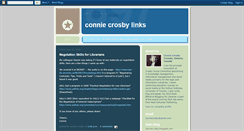 Desktop Screenshot of conniecrosbylinks.blogspot.com