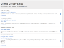 Tablet Screenshot of conniecrosbylinks.blogspot.com