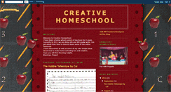 Desktop Screenshot of creative-homeschool.blogspot.com