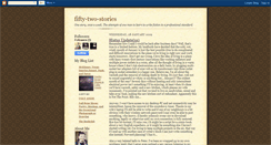 Desktop Screenshot of fifty-two-stories.blogspot.com