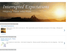 Tablet Screenshot of interruptedexpectations.blogspot.com