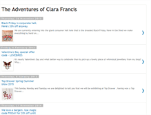 Tablet Screenshot of clarafrancis.blogspot.com