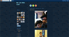 Desktop Screenshot of mylifewithliam.blogspot.com