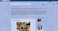 Desktop Screenshot of dramaintheenglishclassroom.blogspot.com