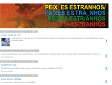 Tablet Screenshot of peixesestranhos.blogspot.com