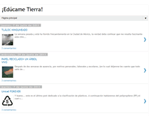 Tablet Screenshot of educametierra.blogspot.com