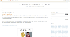 Desktop Screenshot of allisoncsewinggallery.blogspot.com