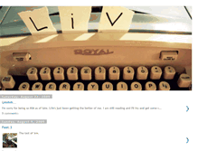Tablet Screenshot of livsbookreviews.blogspot.com