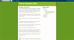 Desktop Screenshot of cheneygeography.blogspot.com