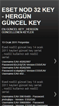 Mobile Screenshot of nod32-guncelkey.blogspot.com