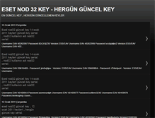 Tablet Screenshot of nod32-guncelkey.blogspot.com